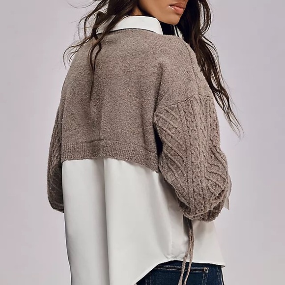 Astr Sweaters - ASTR the Label Twofer Cable Sweater